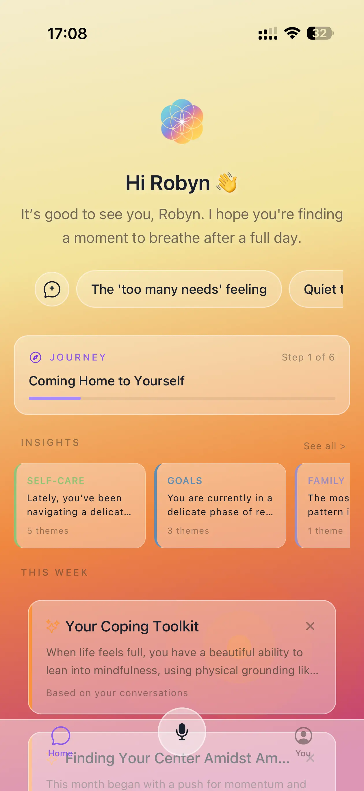 MoMo app screen